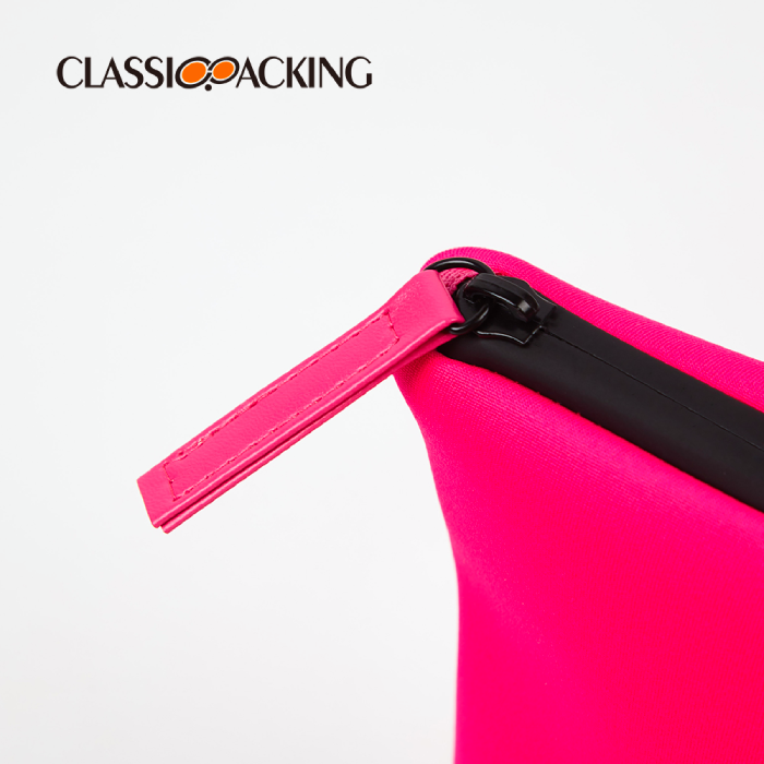 neoprene cosmetic bag waterproof zipper